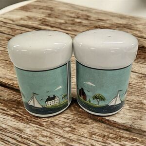 Coastal Breeze by Warren Kimble Porcelain Salt Pepper Shaker